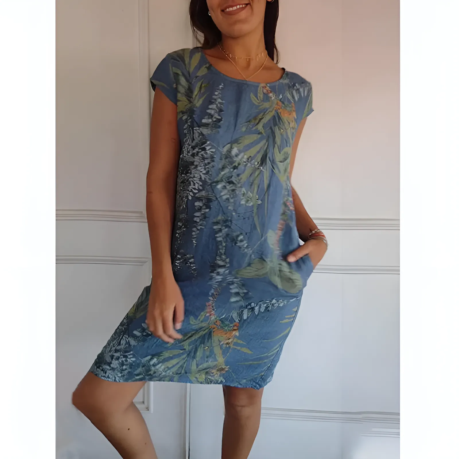 FELICITAS I STYLISH PRINTED DRESS