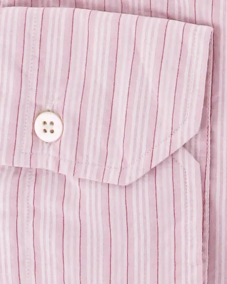 Finamore Napoli Pink Button-Front Shirt – Size: Medium US