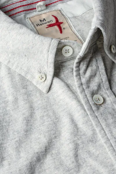 Fineline Knit Button Down Shirt