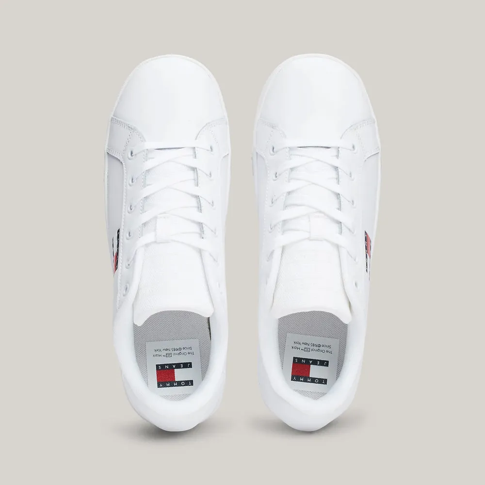 Flatform Sneaker - White