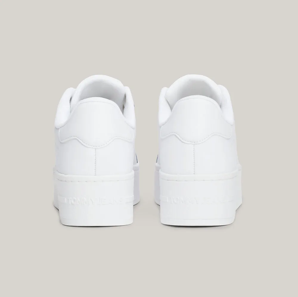 Flatform Sneaker - White