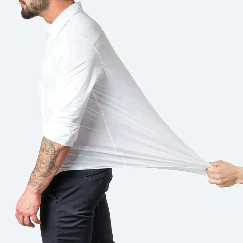 FlexiFit Herren Super Dehnbares Polo-Shirt