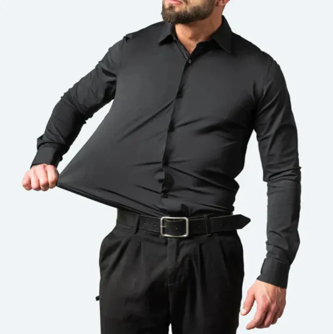 FlexiFit Herren Super Dehnbares Polo-Shirt