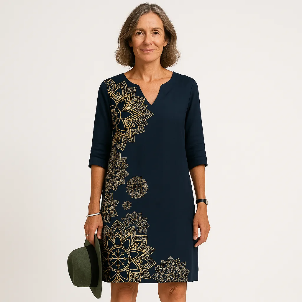 Floral Linen Dress | Lightweight | Relaxed Fit and Breezy