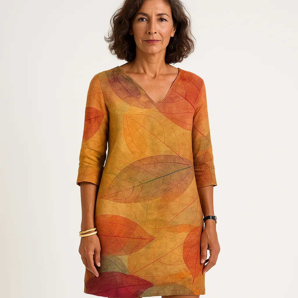 Floral Linen Dress | Lightweight | Relaxed Fit and Breezy