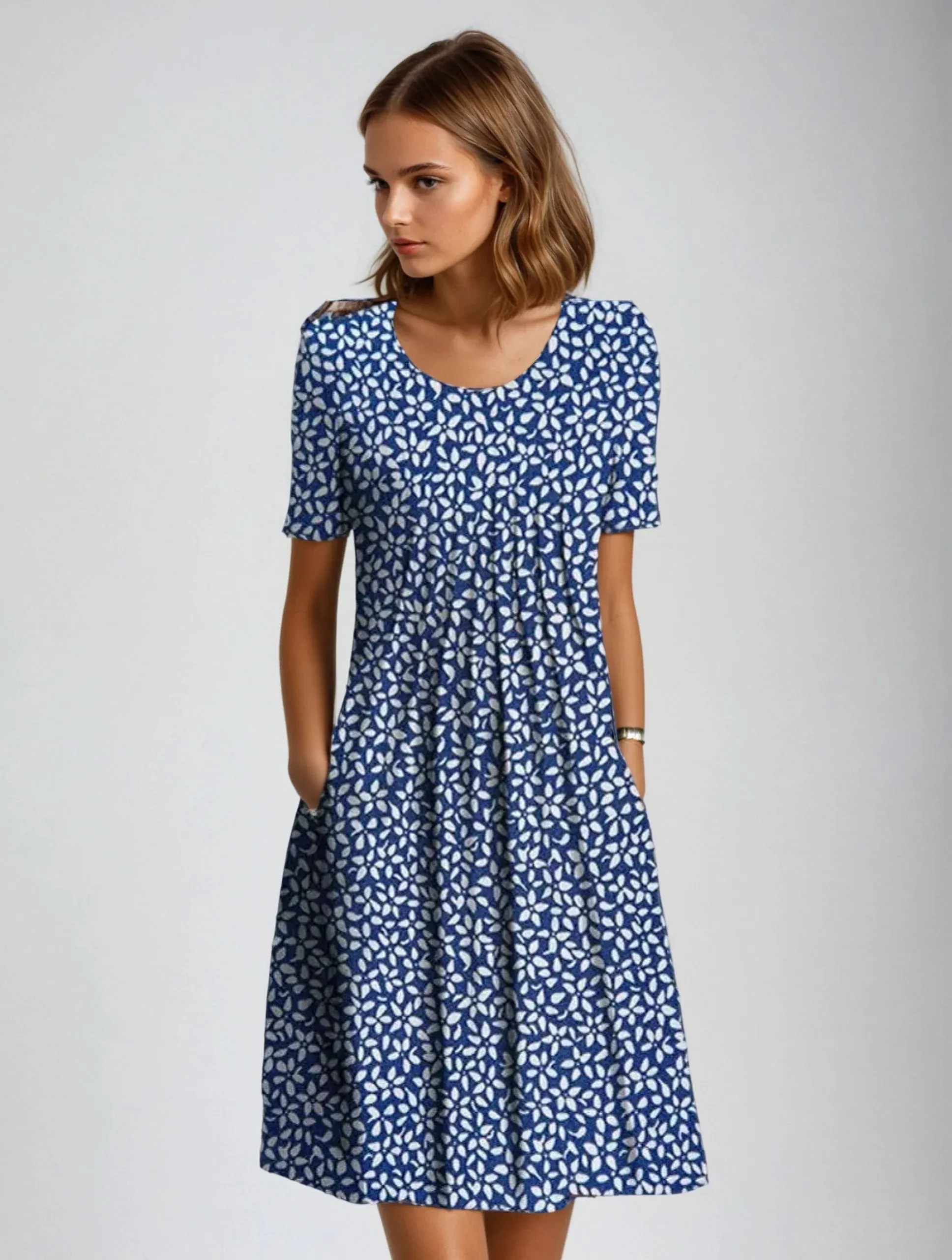 Floral Midi Dress – Relaxed Fit – Everyday Summer Style