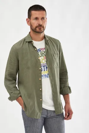 FLORENTINO LINEN L/S SHIRT 123743