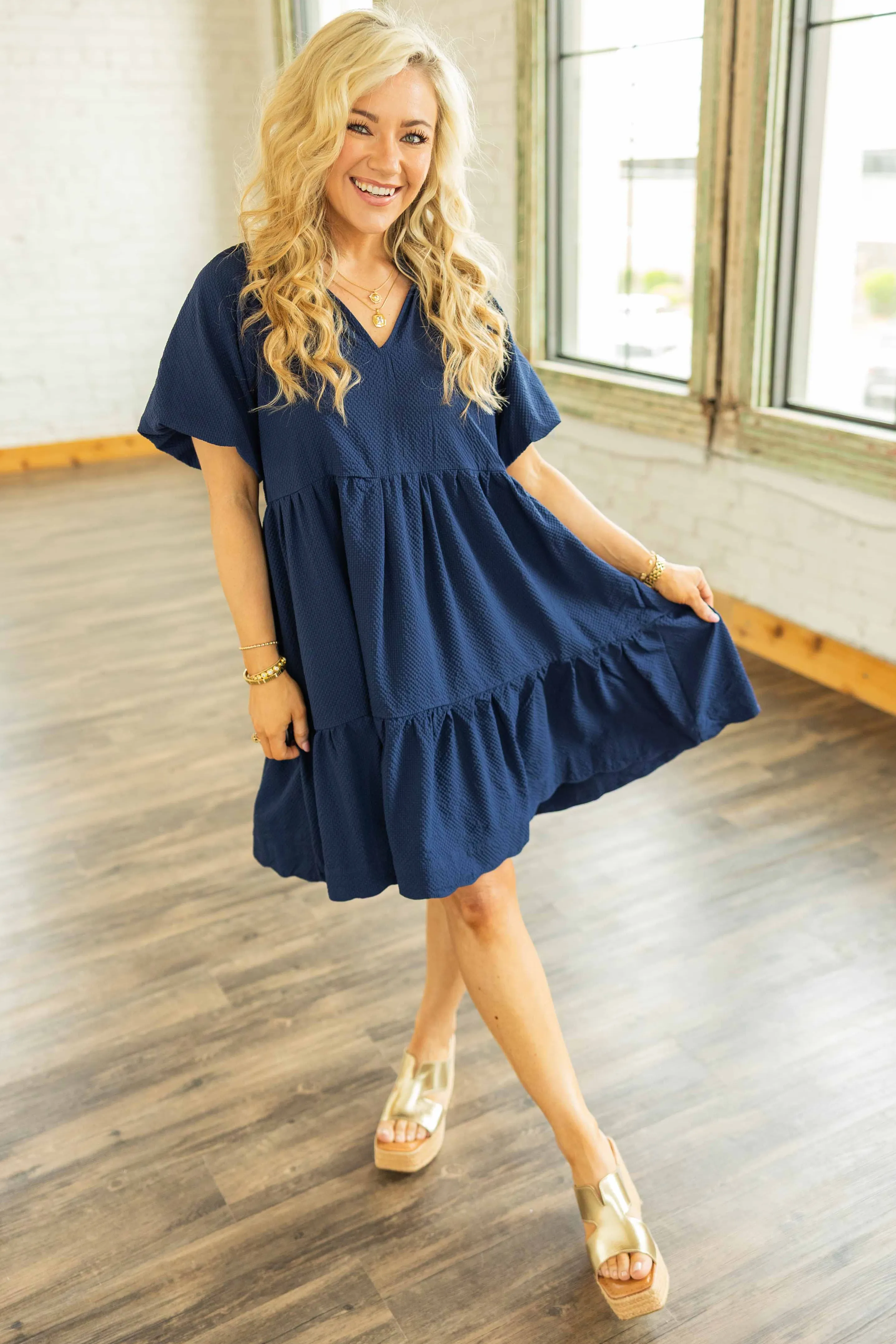 FRANCES PUFF SLEEVE MINI DRESS