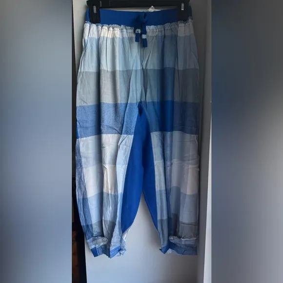 Free People Intimately Sugar Cookie Flannel Pants NWT