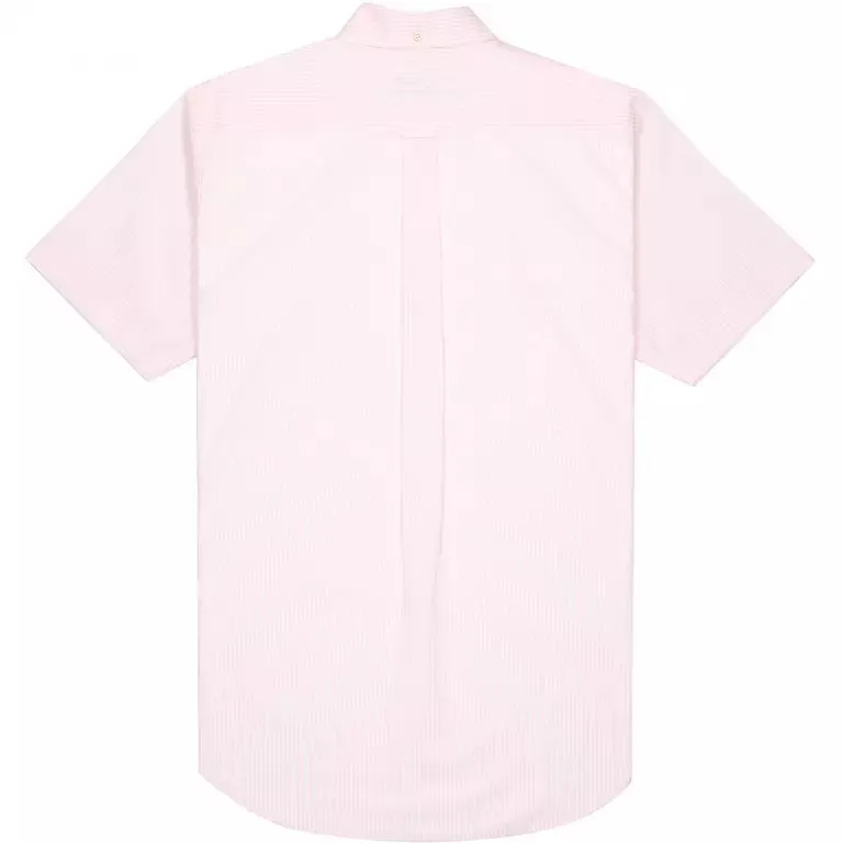 GANT Men's Shadow Rose Broadcloth Short Sleeve Banker Shirt Size M NWT