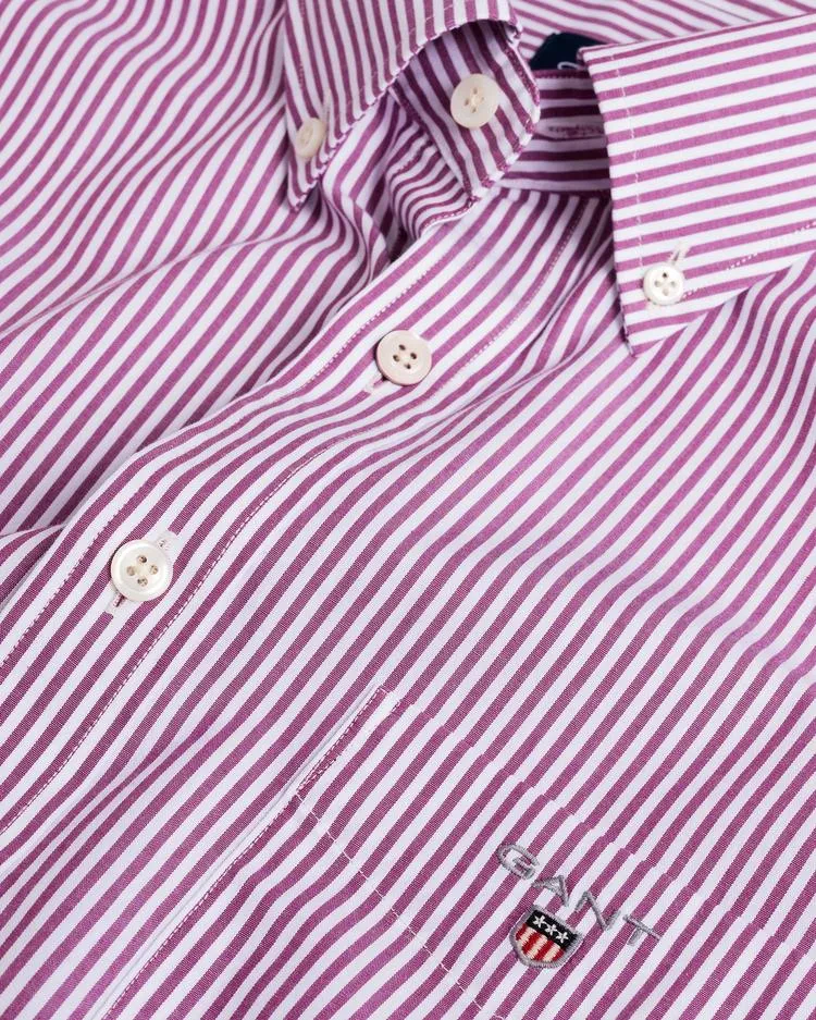 GANT Purple Broadcloth Banker Button Down Shirt 3046500 Size M NWT