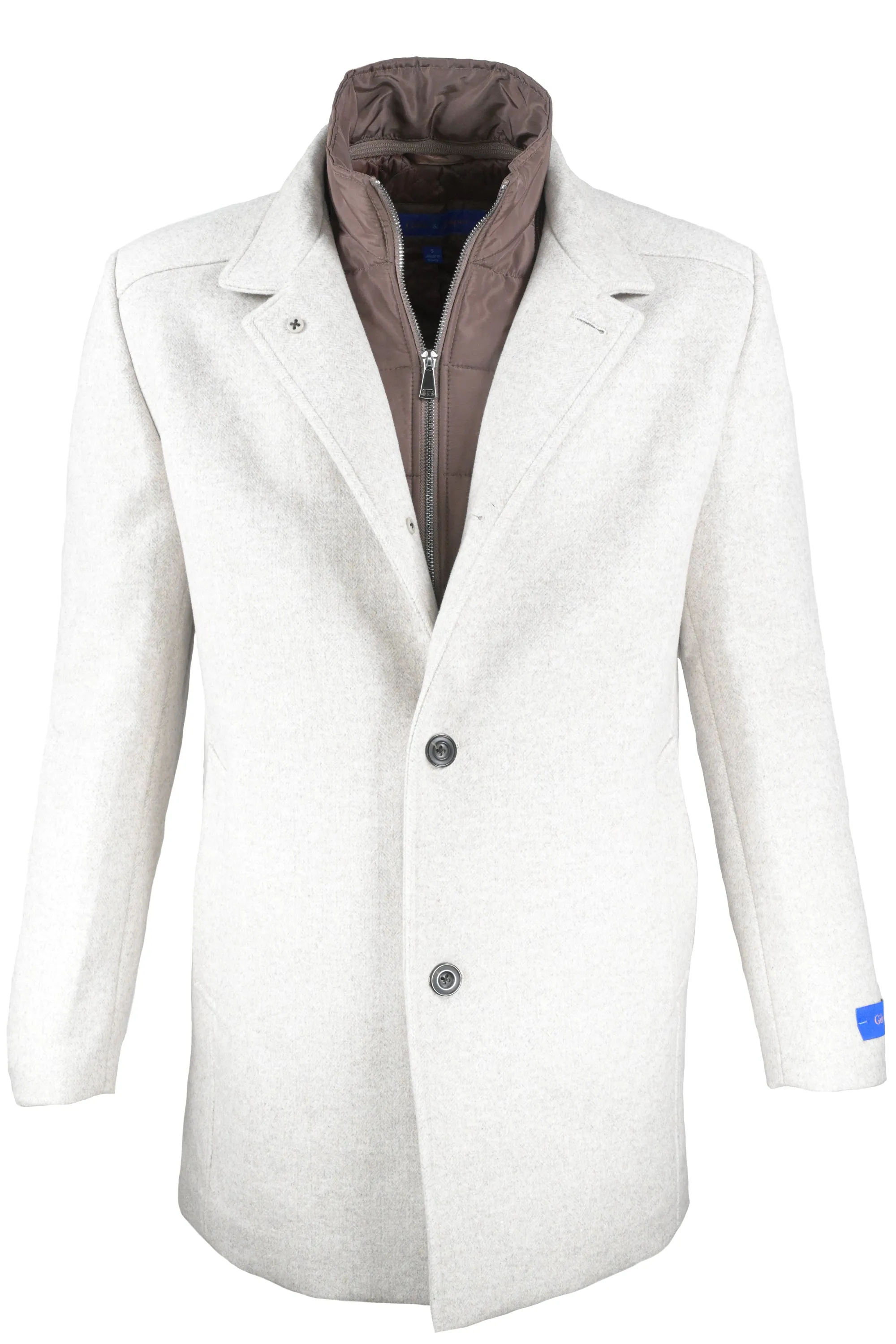 Giles & Jasper Hybrid Coat White