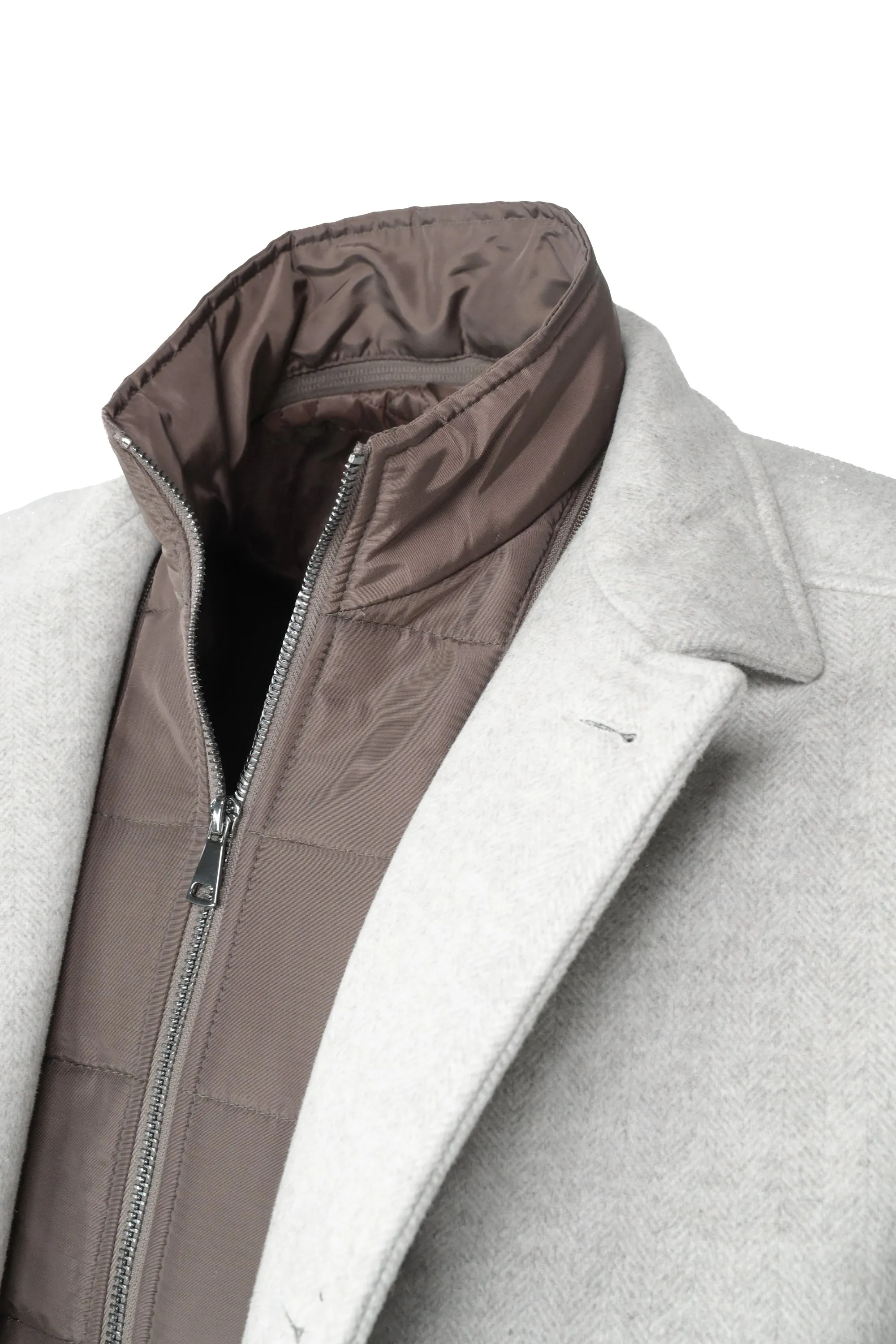 Giles & Jasper Hybrid Coat White