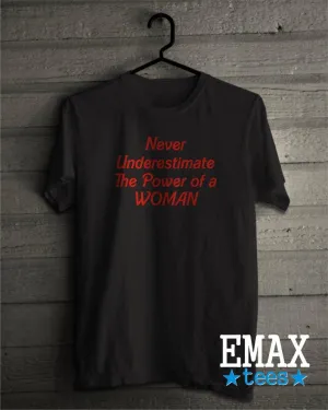 Girl Power T-Shirt for Ladies Black