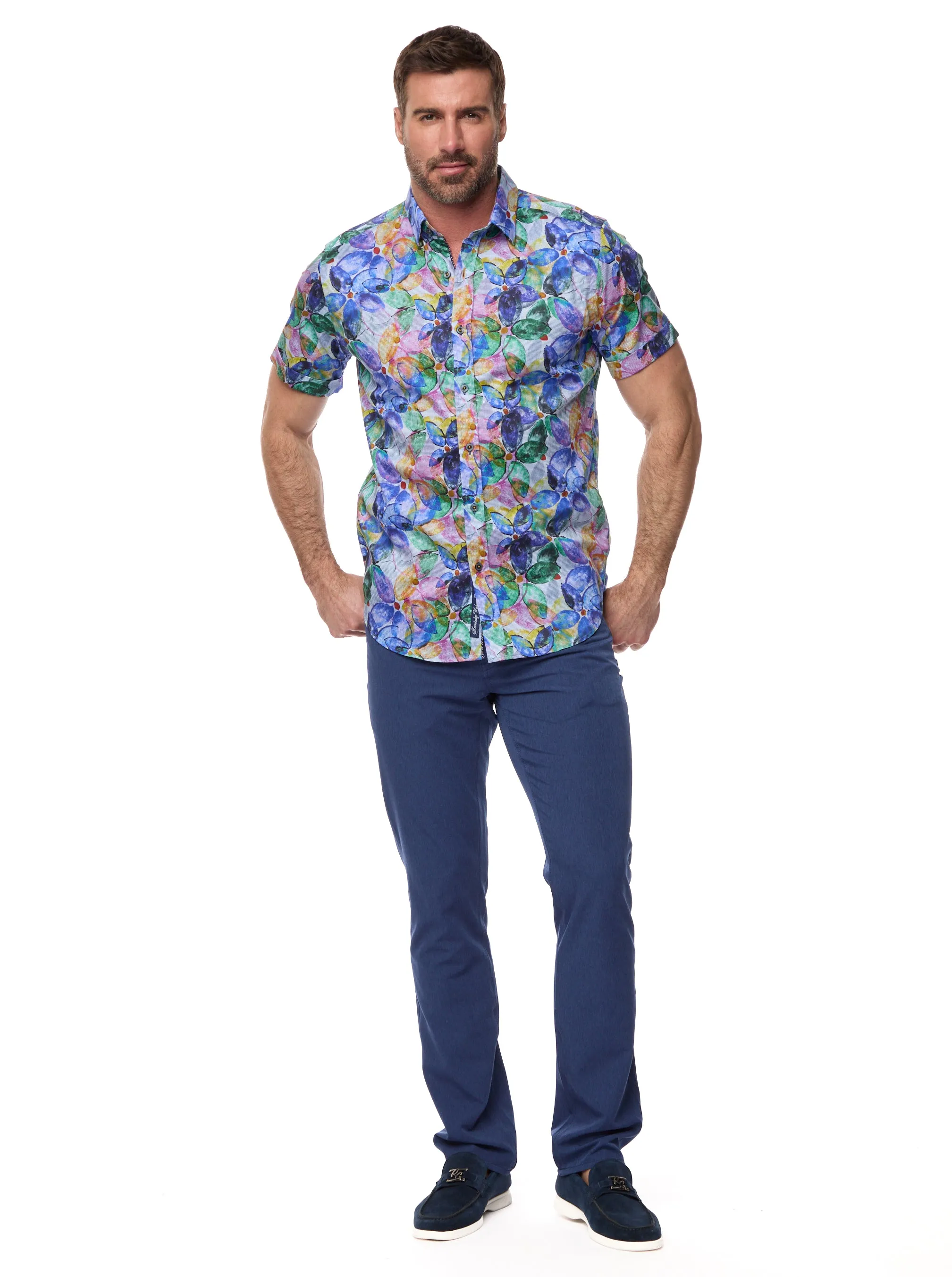 GORDON SHORT SLEEVE BUTTON DOWN SHIRT