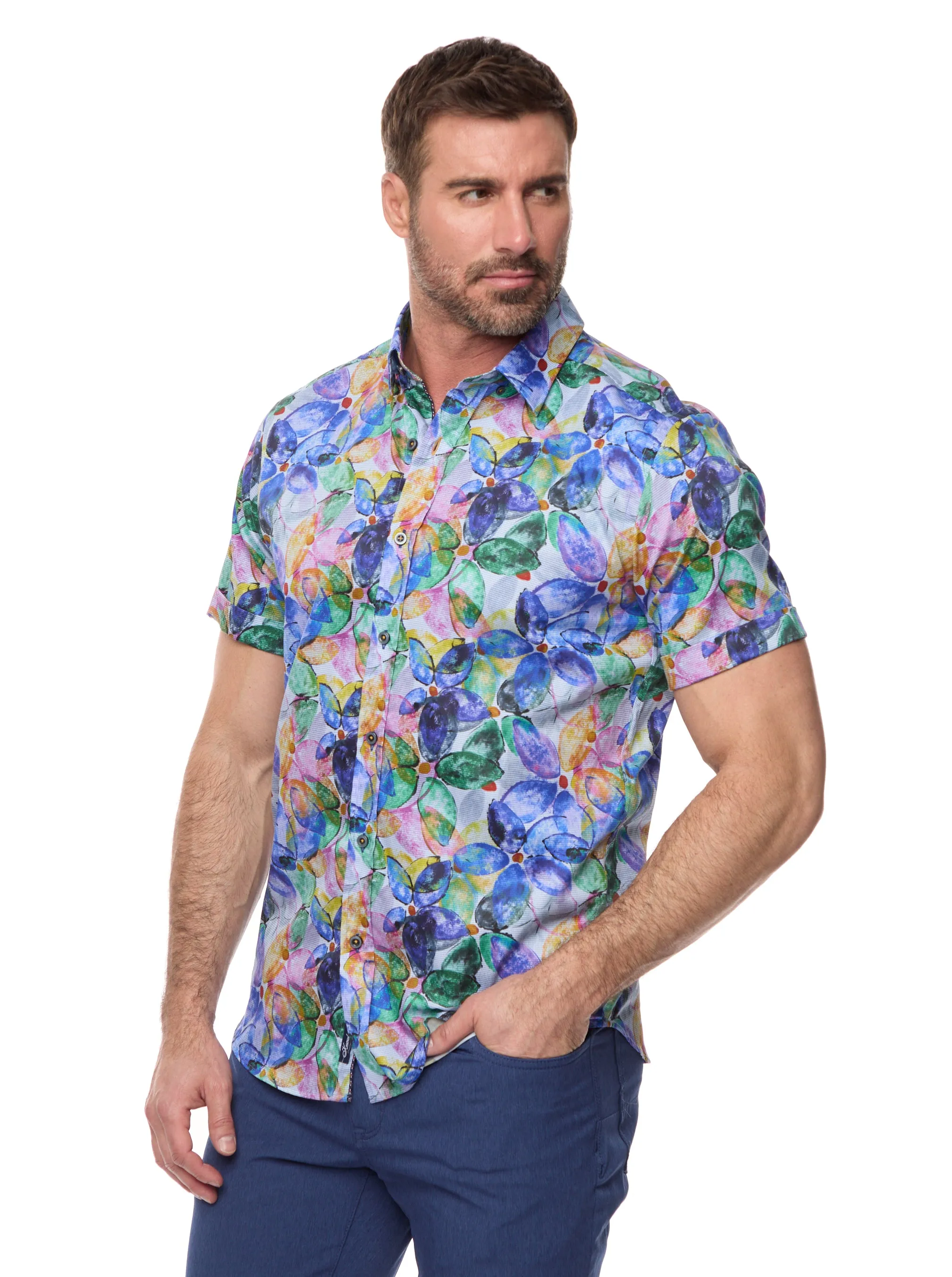 GORDON SHORT SLEEVE BUTTON DOWN SHIRT