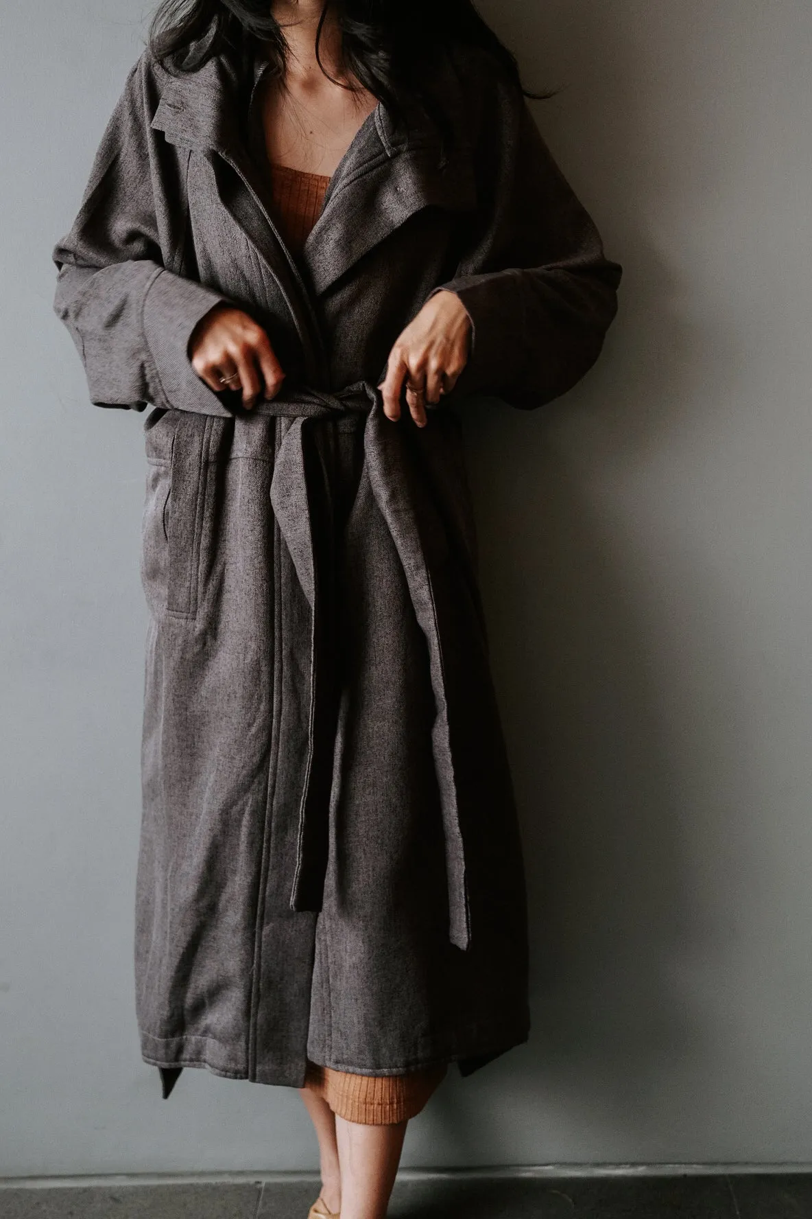 GRACE COAT DRESS IN SPACESHIP