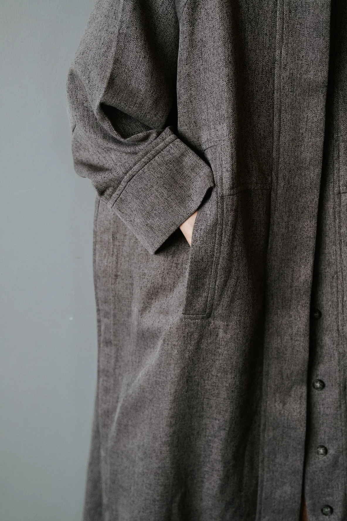 GRACE COAT DRESS IN SPACESHIP