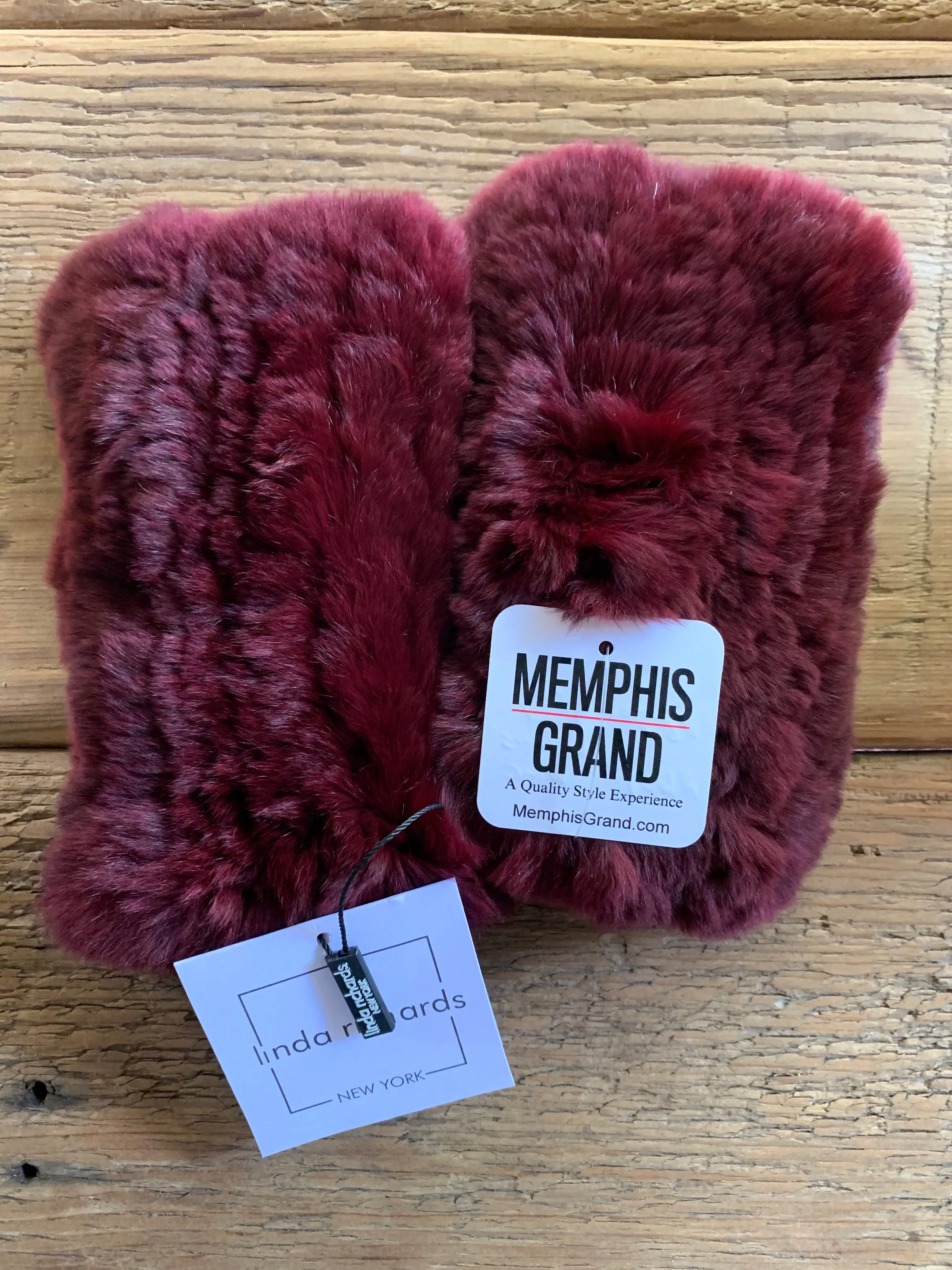 Hand Warmers, Genuine Rex Rabbit Fur, Multiple Colors - Linda Richards - Style  HW01