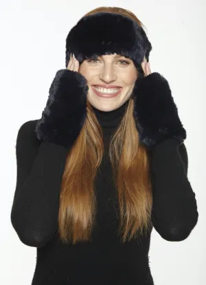 Hand Warmers, Genuine Rex Rabbit Fur, Multiple Colors - Linda Richards - Style  HW01
