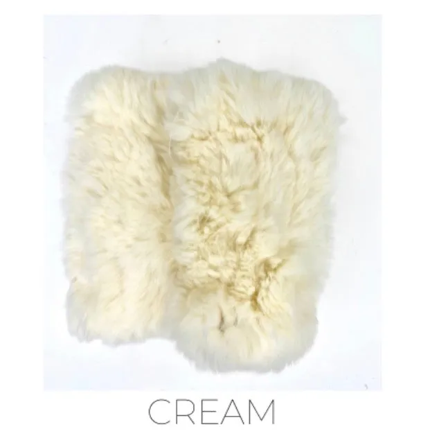 Hand Warmers, Genuine Rex Rabbit Fur, Multiple Colors - Linda Richards - Style  HW01