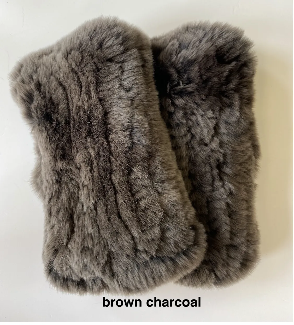 Hand Warmers, Genuine Rex Rabbit Fur, Multiple Colors - Linda Richards - Style  HW01