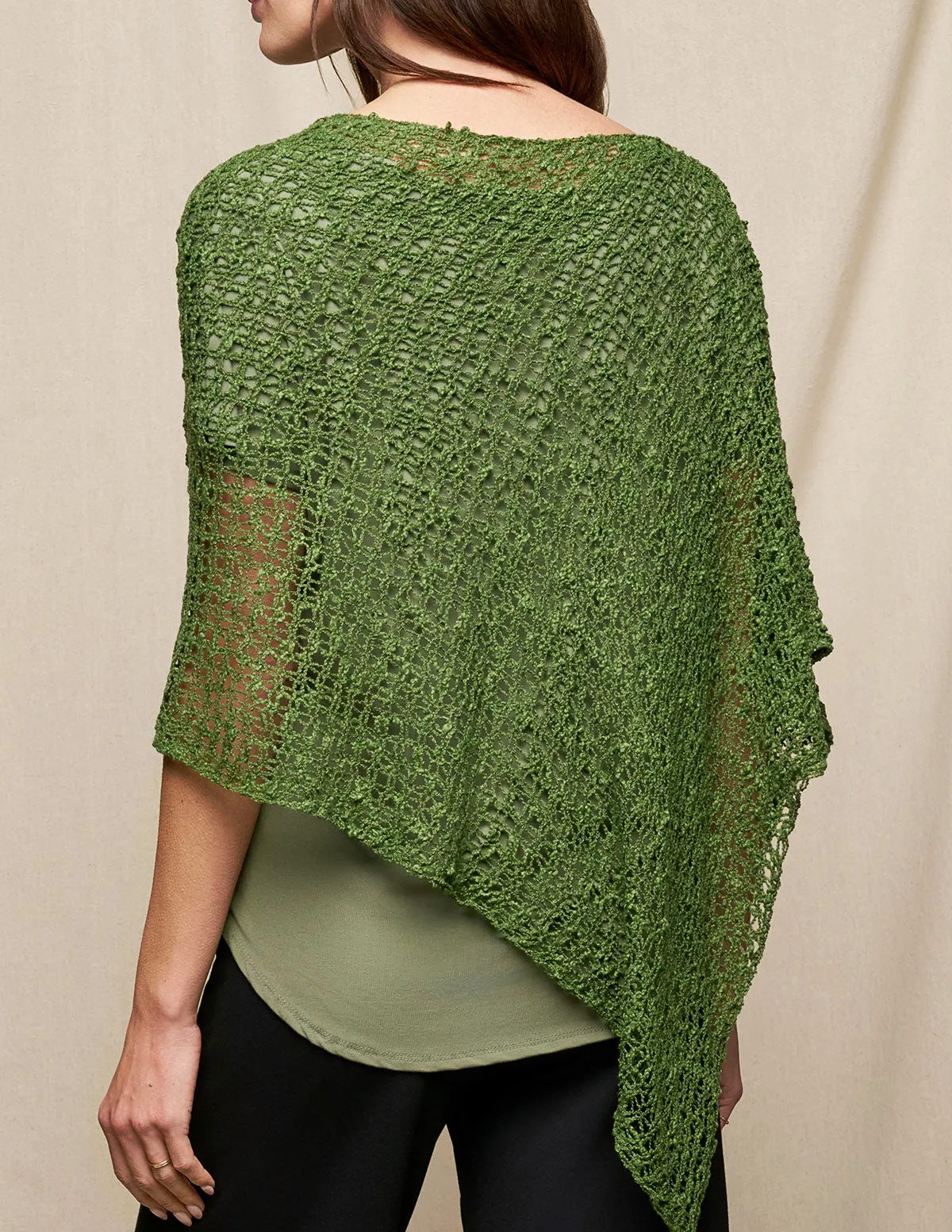 Handwoven Riva Knit Poncho