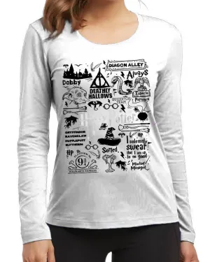Harry Potter New Fashion White Quality High Printed Design High T-Shirt