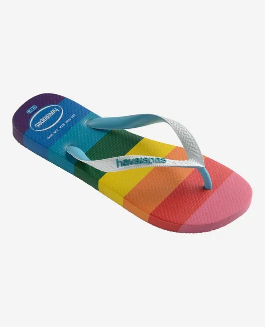 Havaianas Top Pride All Over Rainbow Flip Flops