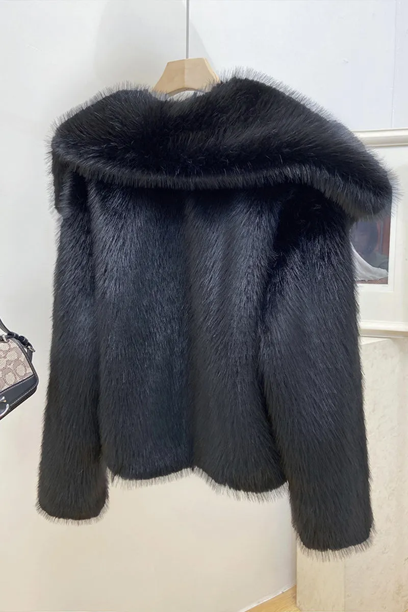 HCR1363 Luxe Faux Fur Jacket Outerwear