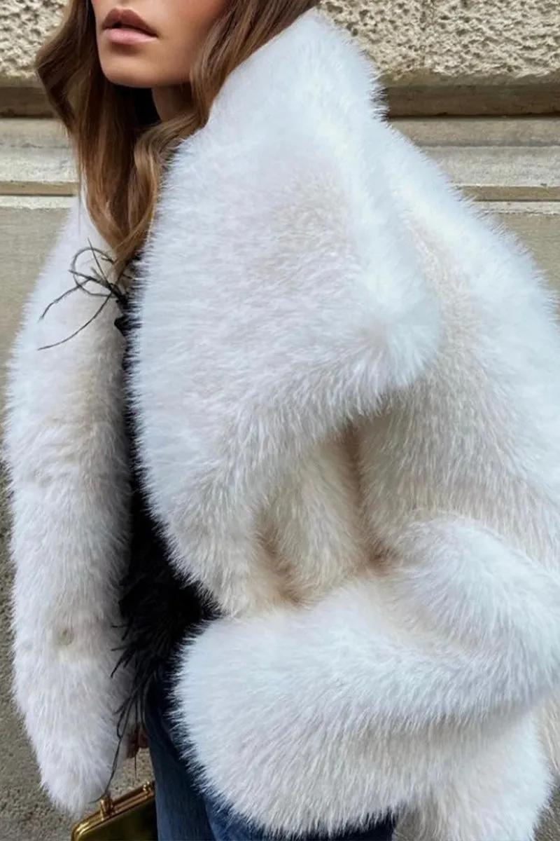 HCR1363 Luxe Faux Fur Jacket Outerwear