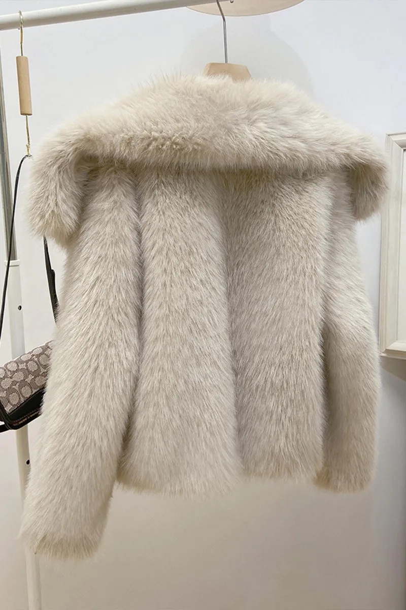HCR1363 Luxe Faux Fur Jacket Outerwear