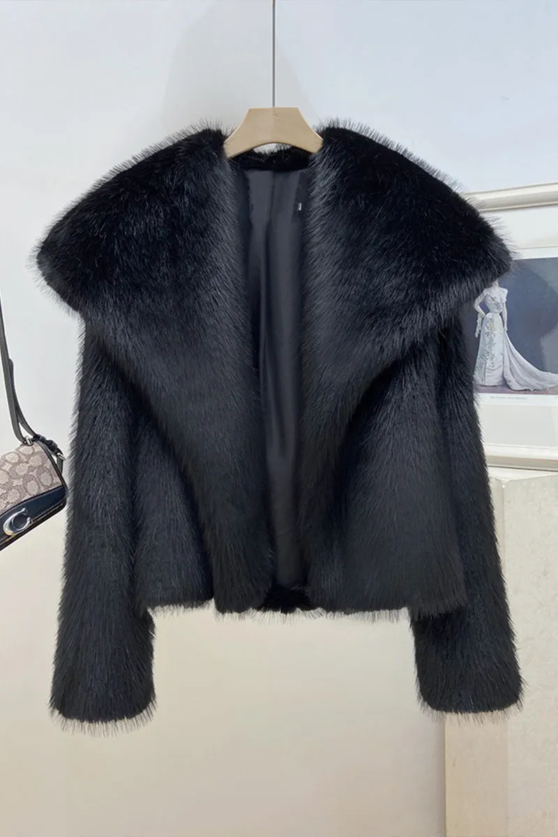 HCR1363 Luxe Faux Fur Jacket Outerwear