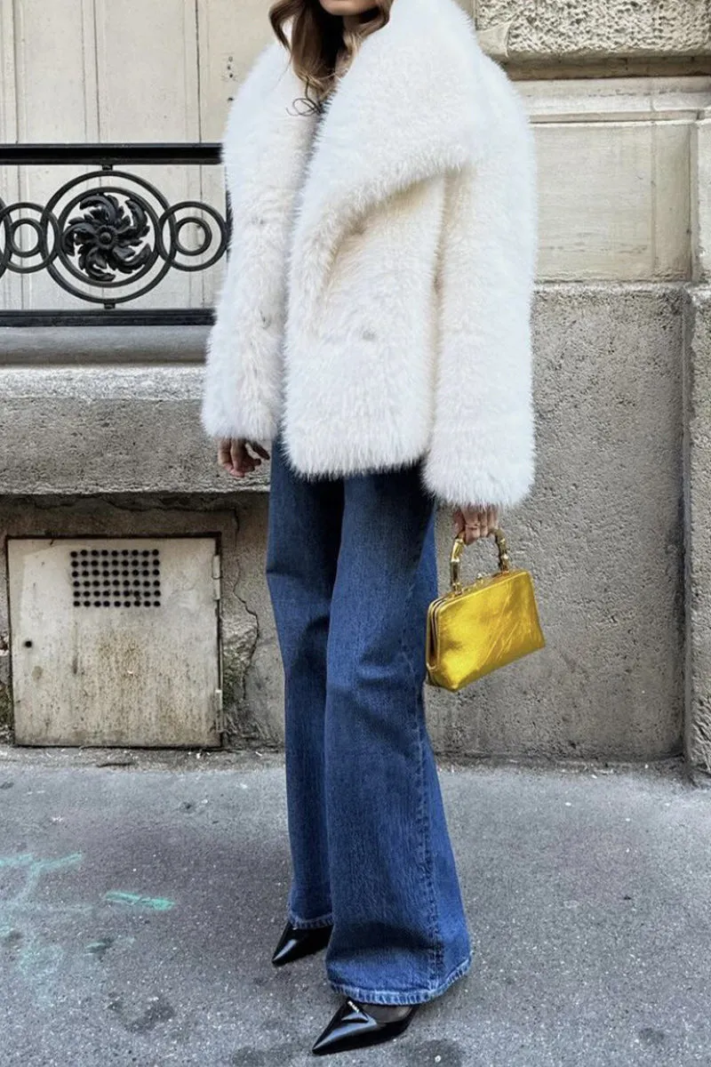 HCR1363 Luxe Faux Fur Jacket Outerwear