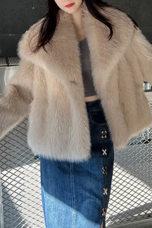 HCR1363 Luxe Faux Fur Jacket Outerwear