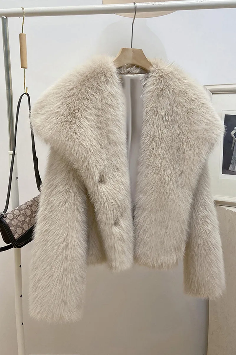 HCR1363 Luxe Faux Fur Jacket Outerwear