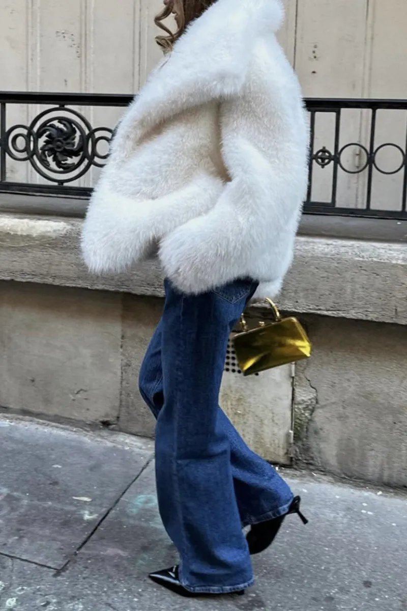 HCR1363 Luxe Faux Fur Jacket Outerwear