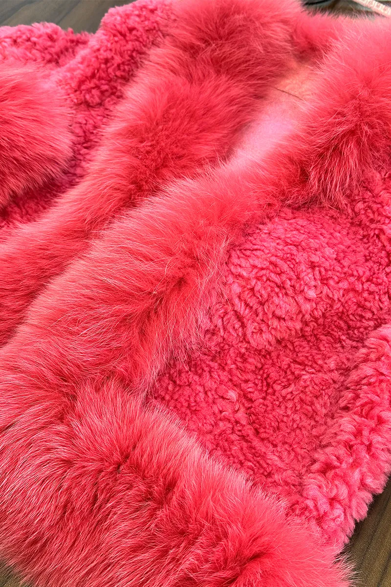 HCT006 Lapel Collar Faux Coat Outerwear