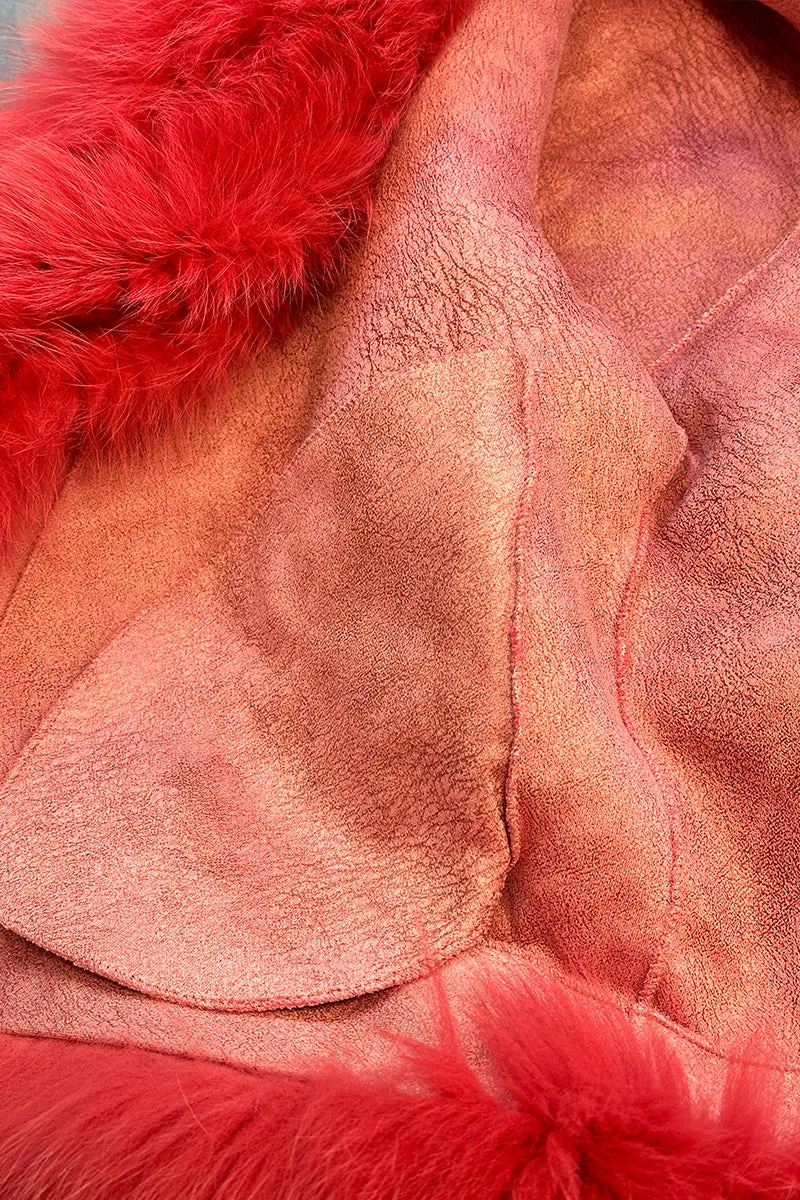 HCT006 Lapel Collar Faux Coat Outerwear