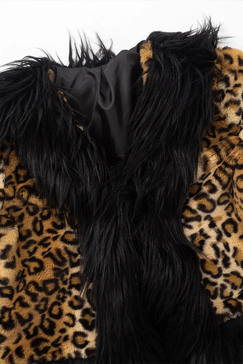 HCT1193 Wild Nights Faux Fur Jacket Outerwear