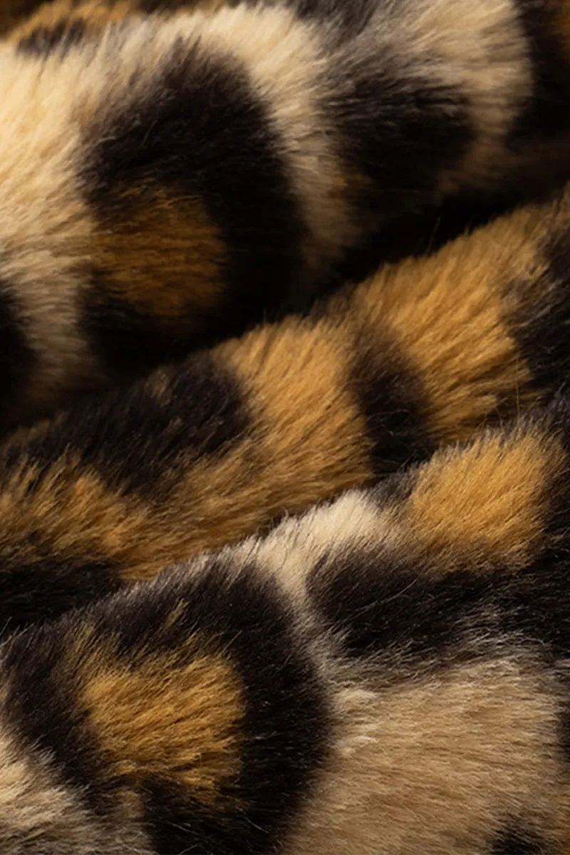 HCT1193 Wild Nights Faux Fur Jacket Outerwear