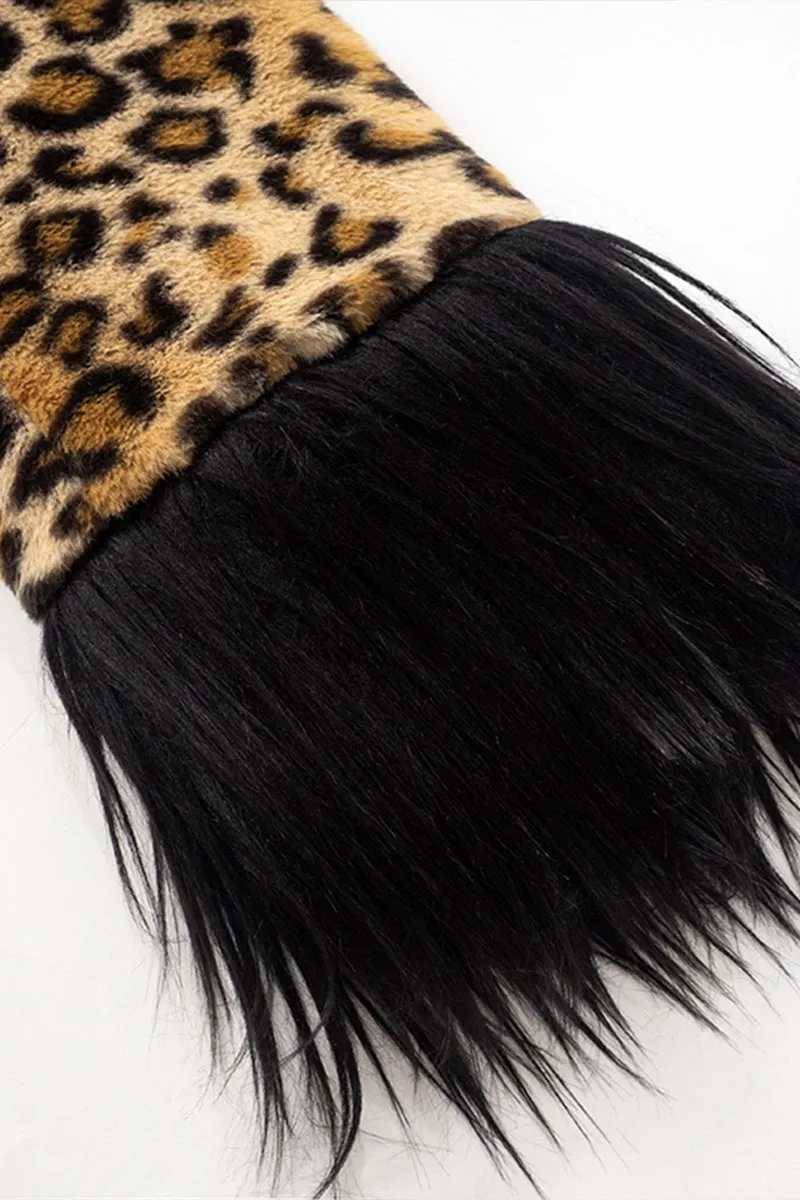 HCT1193 Wild Nights Faux Fur Jacket Outerwear