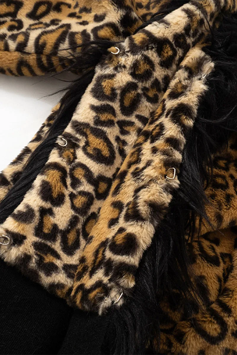 HCT1193 Wild Nights Faux Fur Jacket Outerwear