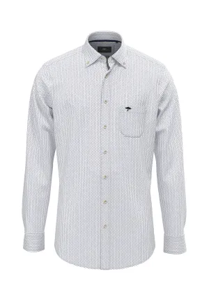 Hemd aus 100% Baumwolle mit Minimalprint