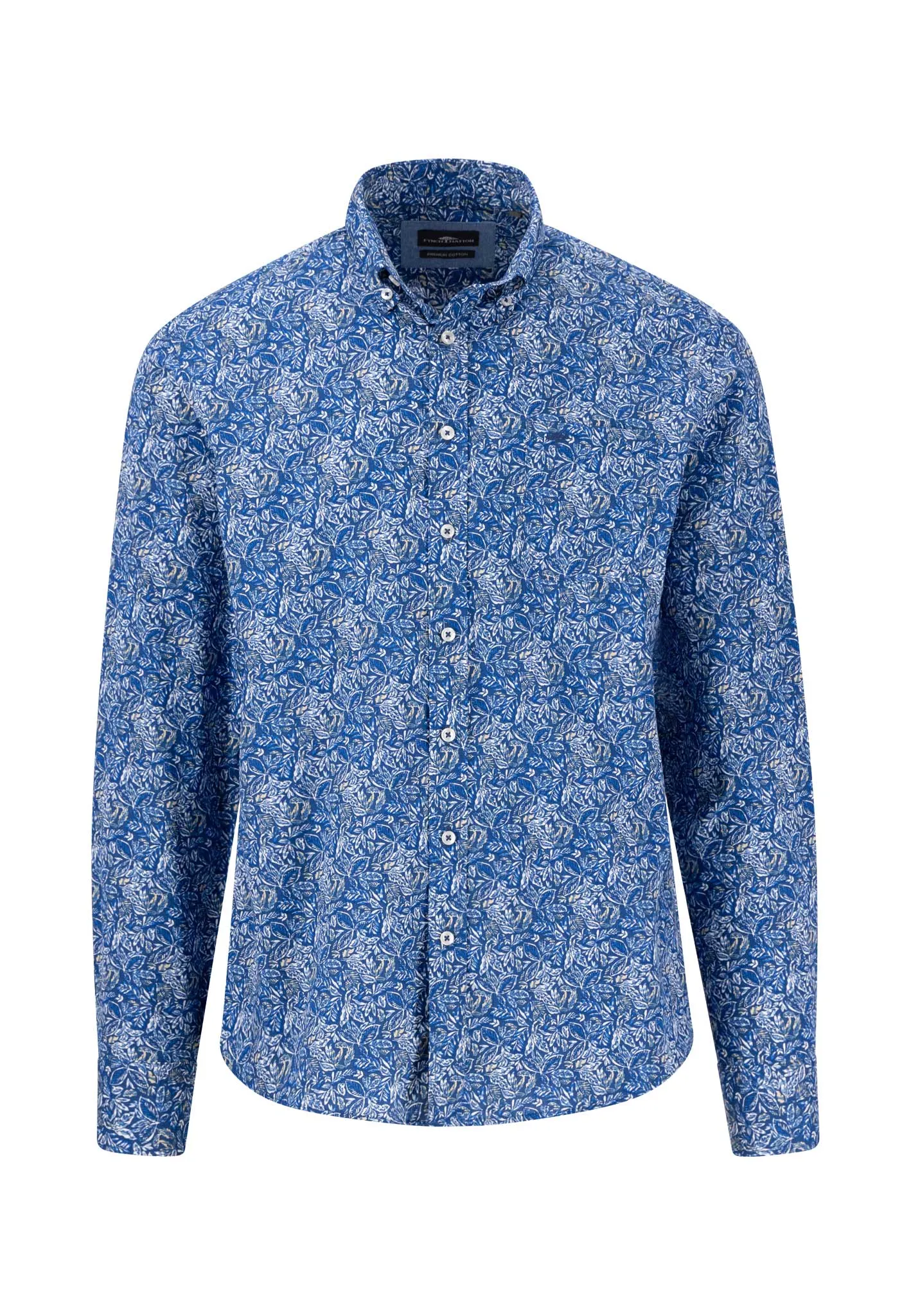 Hemd aus Baumwolle mit floralem Alloverprint