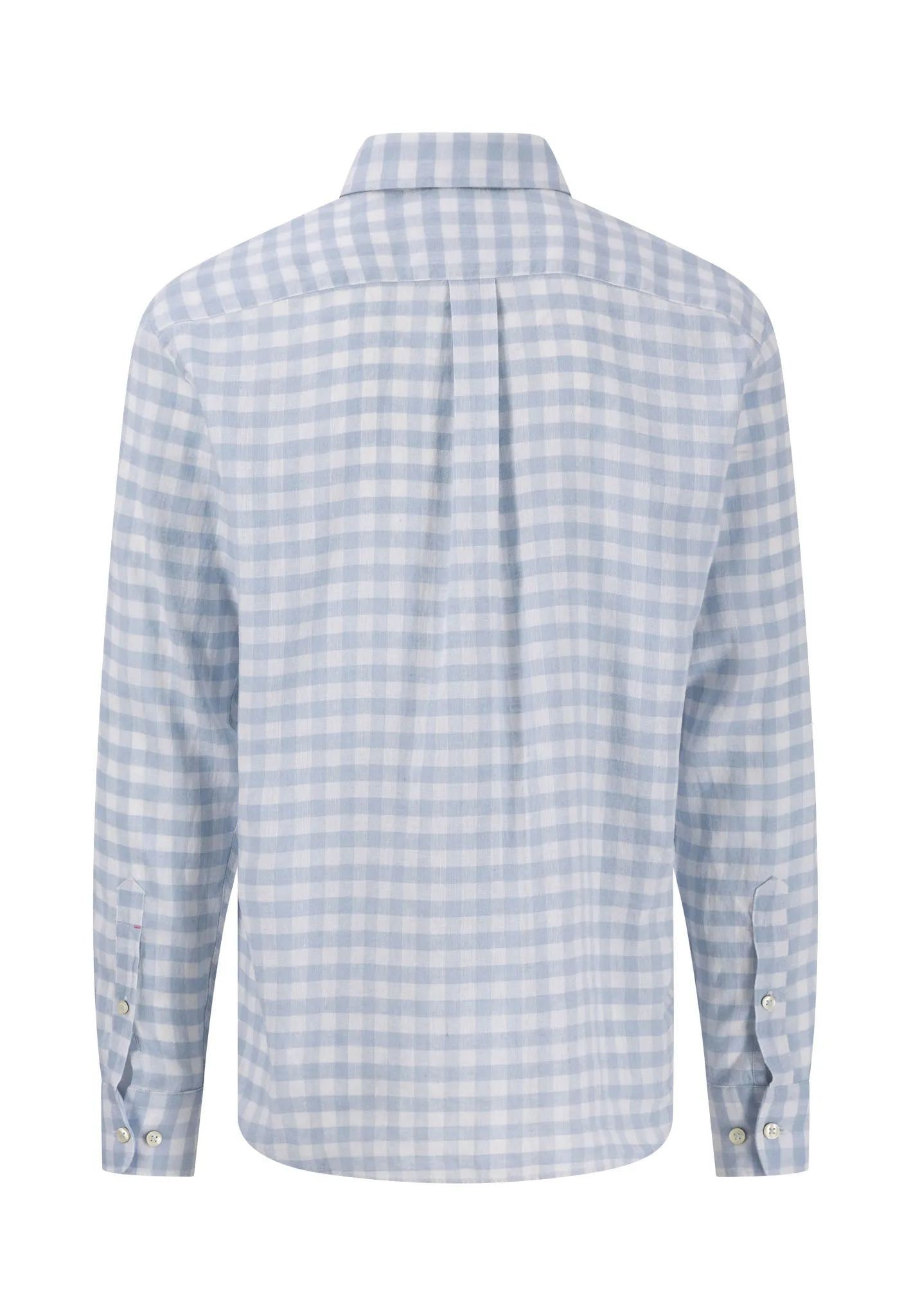 Hemd aus Leinen mit Button-Down-Kragen