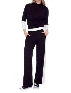 I Love Tyler Madison - Amanda Side Stripe Wide Leg Pants