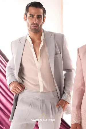 Ice blue jacket