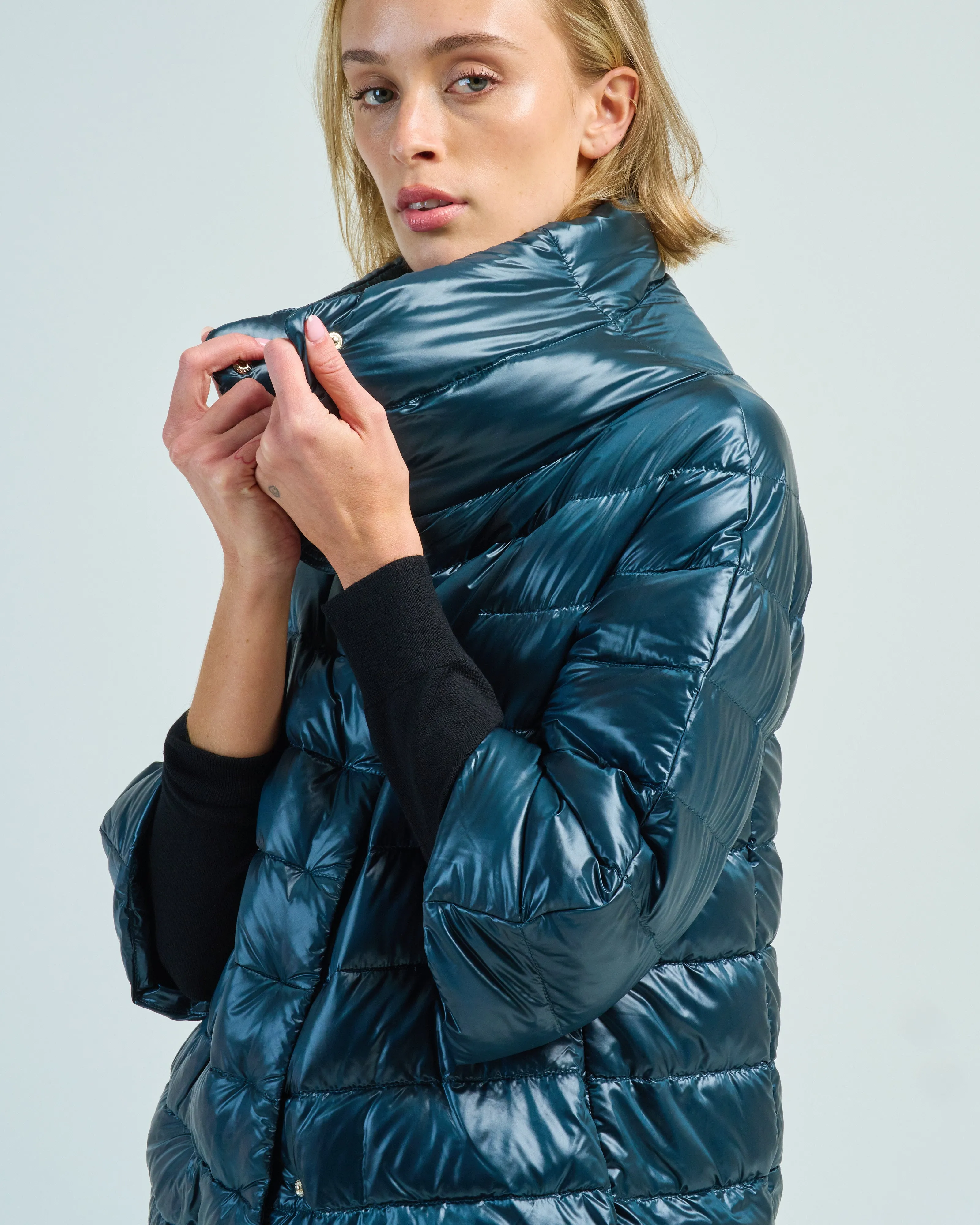 iconico aminta 3/4 slv cocoon coat
