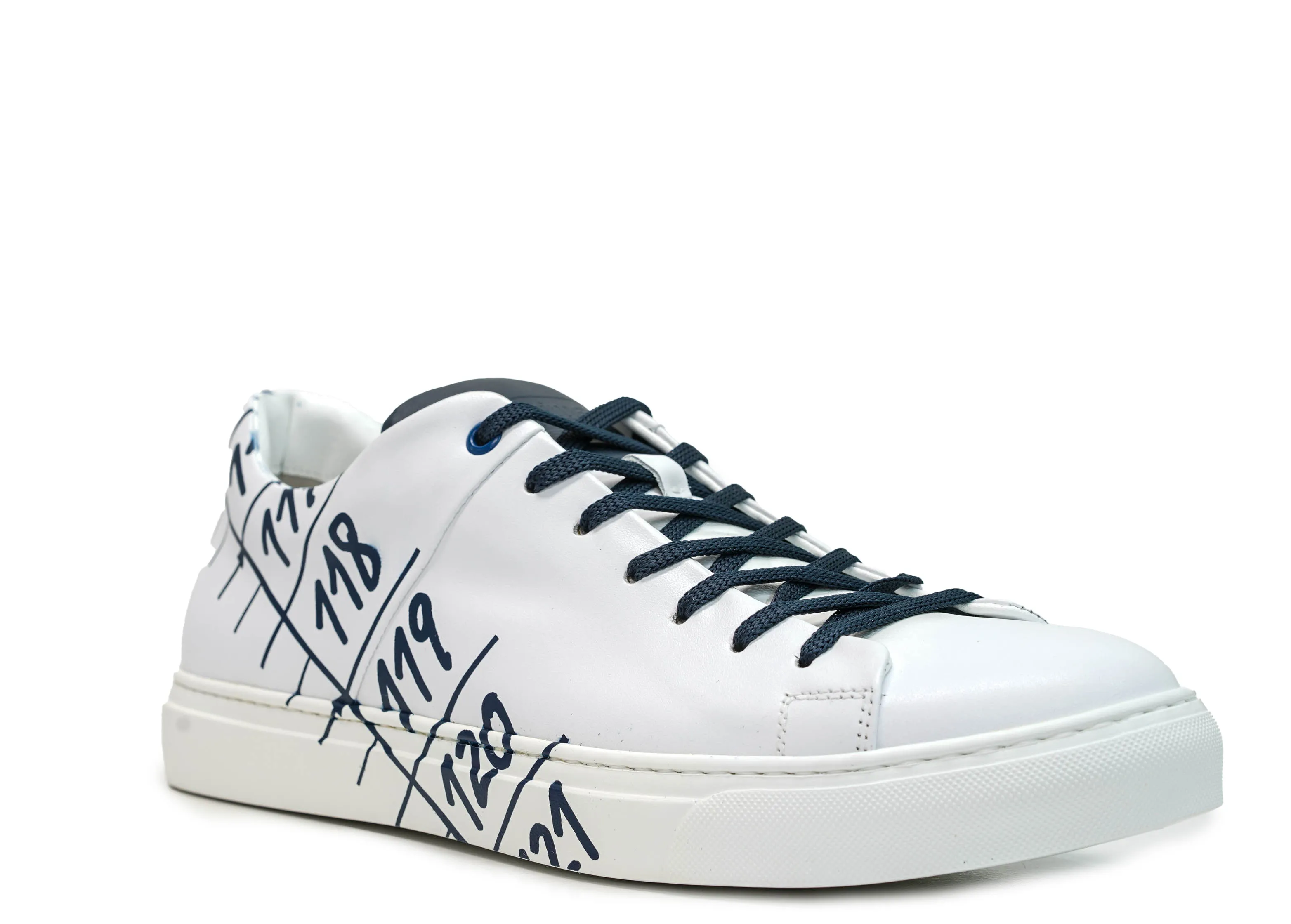 Il Centimetro Men's Absolute Blue & White Sneakers 40% OFF